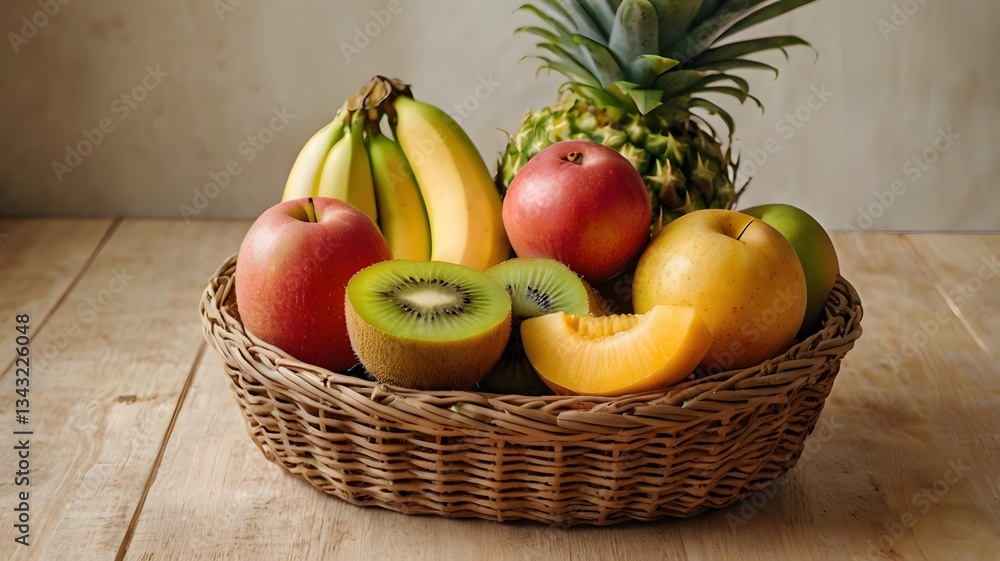 fruits and vegetables. Bucket of fruits and vegetables. fruits and vegetables. Bucket of fruits and vegetables.