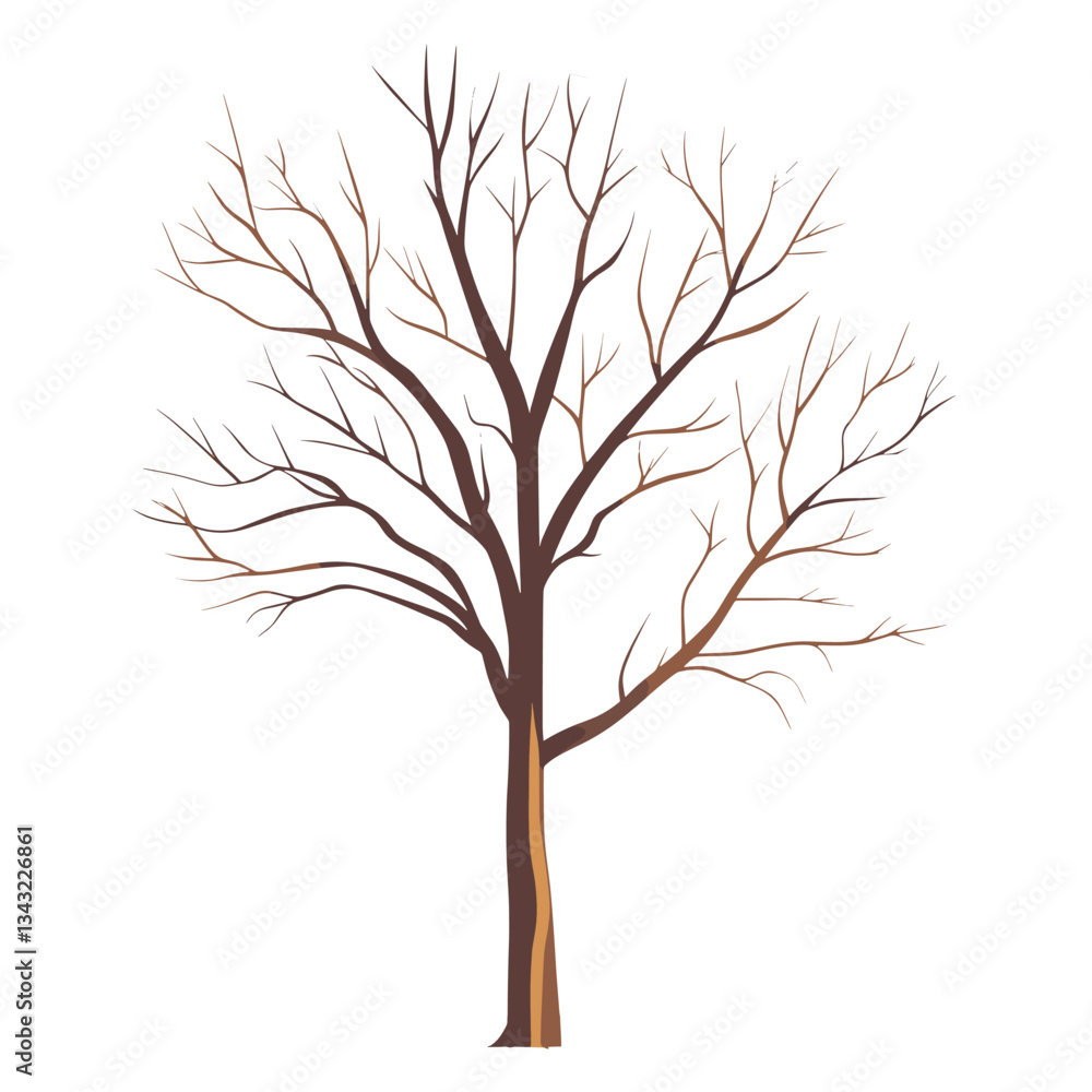 Obraz premium Tree illustration ground art vector
