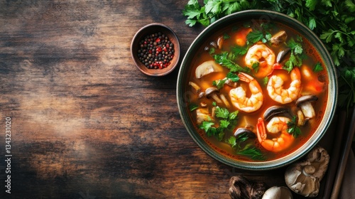 Sopa de mariscos, camarones, receta de sopa