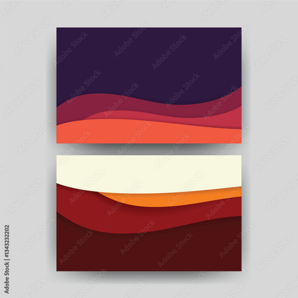 Abstract layered design with warm tones Abstract layered design with warm tones