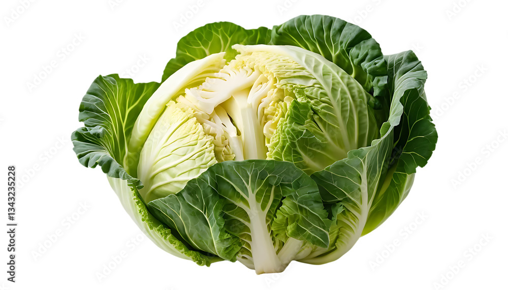 Fototapeta premium cabbage isolated on white background