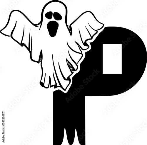 Letter Halloween P