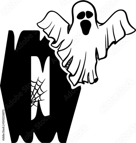 Letter Halloween O