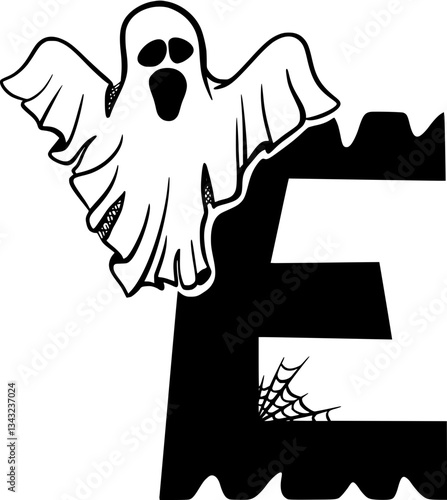 Letter Halloween E
