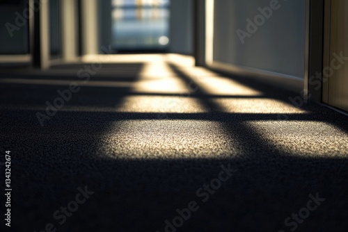 Wallpaper Mural Sunlight streams through office corridor Torontodigital.ca