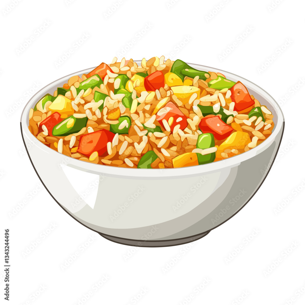 Bowl illustration background white vector graphics vector Bowl illustration background white vector graphics vector