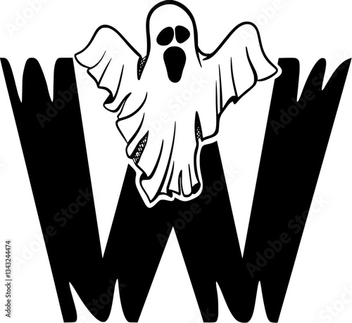 Letter Halloween W