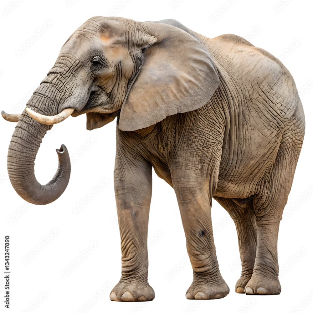 Obraz premium elephant isolated on white