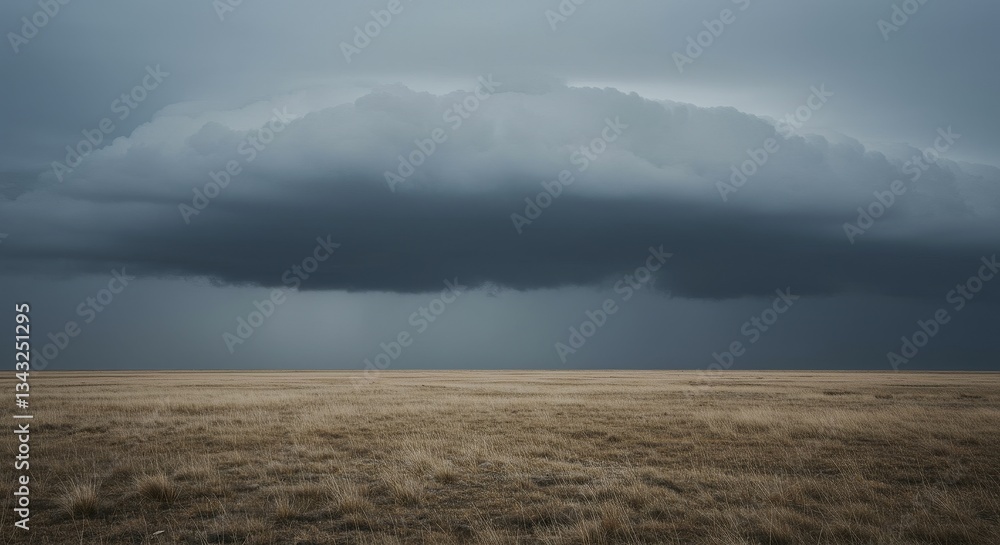 Clouds over wheat field Clouds over wheat field