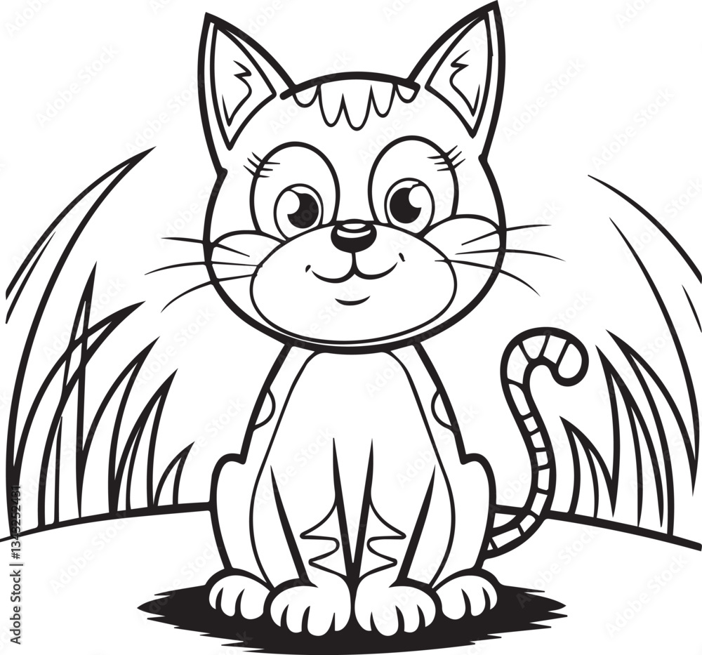illustration vector cat silhouette design- design for T-shirt illustration vector cat silhouette design- design for T-shirt