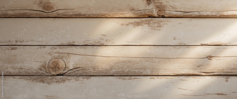 Naklejka premium Rustic Weathered Wooden Plank Background Texture.