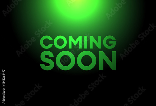 modern coming soon poster with stay tuned message