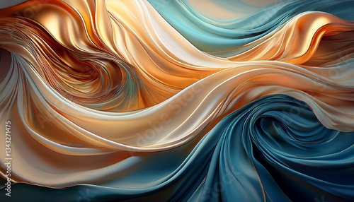 abstract swirling silk texture