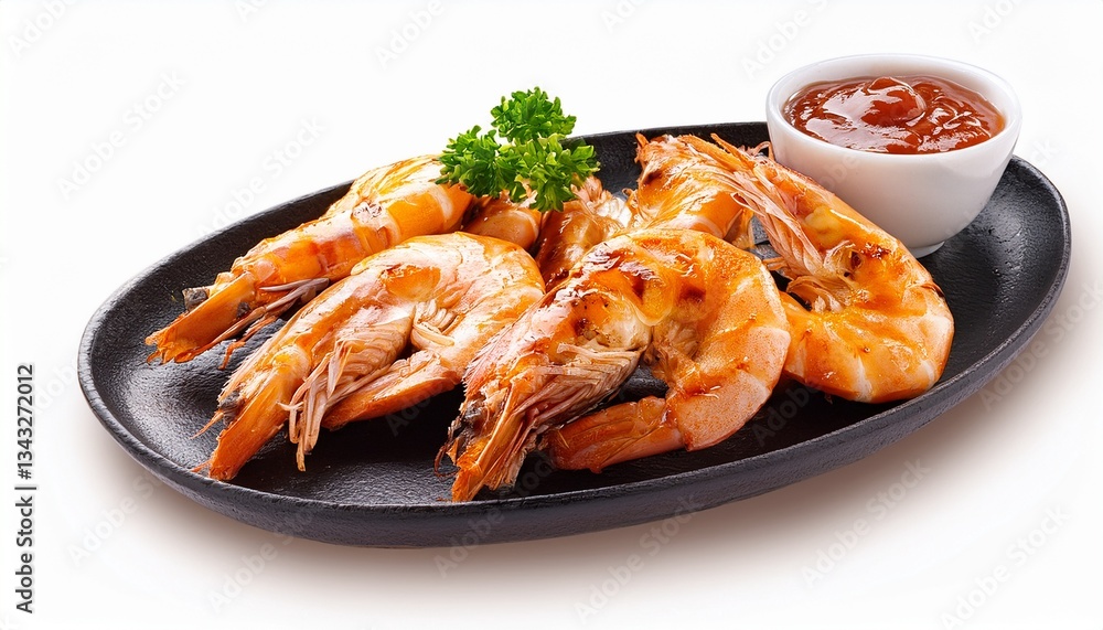 grilled shrimp isolated on transparent or white background grilled shrimp isolated on transparent or white background