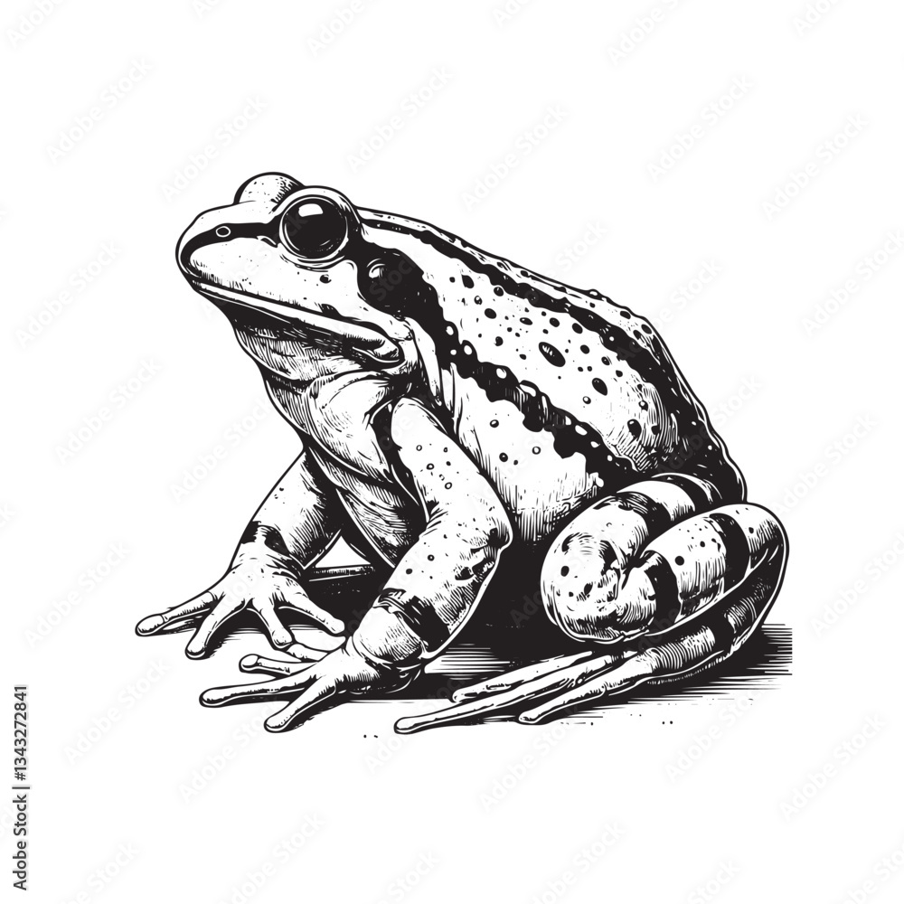 Naklejka premium frog clipart for kids book