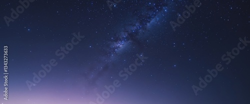 Stunning starry night sky background - outer space modern image.