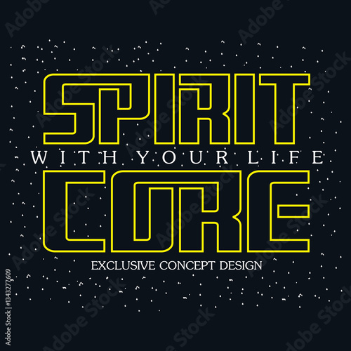 spirit core star wars inspired sci fi vector design