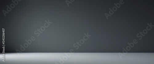 Empty dark grey room with Luxury grey gradient background for display your product.