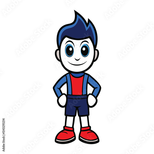 Meet our cool boy mascot logo, exuding confidence and style with a laid-back attitude. A perfect blend of charm, swagger, and modern flair for any bold brand!
