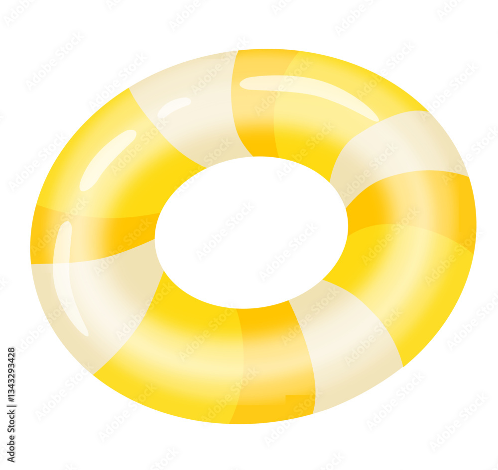 Obraz premium Cute swimming ring