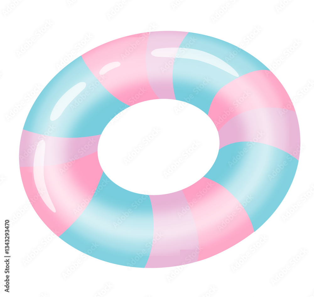Obraz premium Cute swimming ring