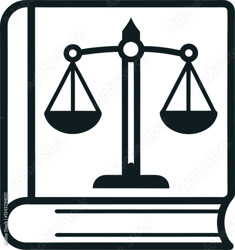 Golden Scales of Justice Weighing Equality and Law