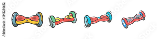 hoverboard icon, hoverboard vector illustration-simple illustration of hoverboard, perfect for hoverboard logos and icons