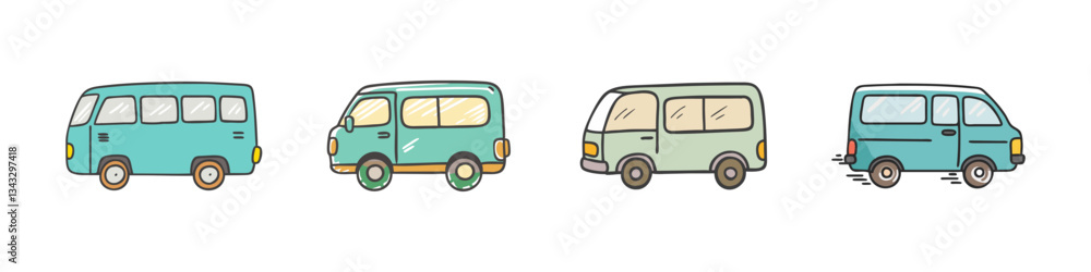 van icon, van vector illustration-simple illustration of van, perfect for van logos and icons van icon, van vector illustration-simple illustration of van, perfect for van logos and icons