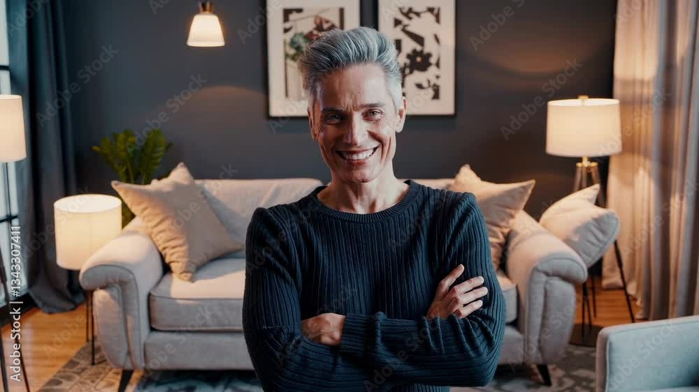 The Smiling Man in Home