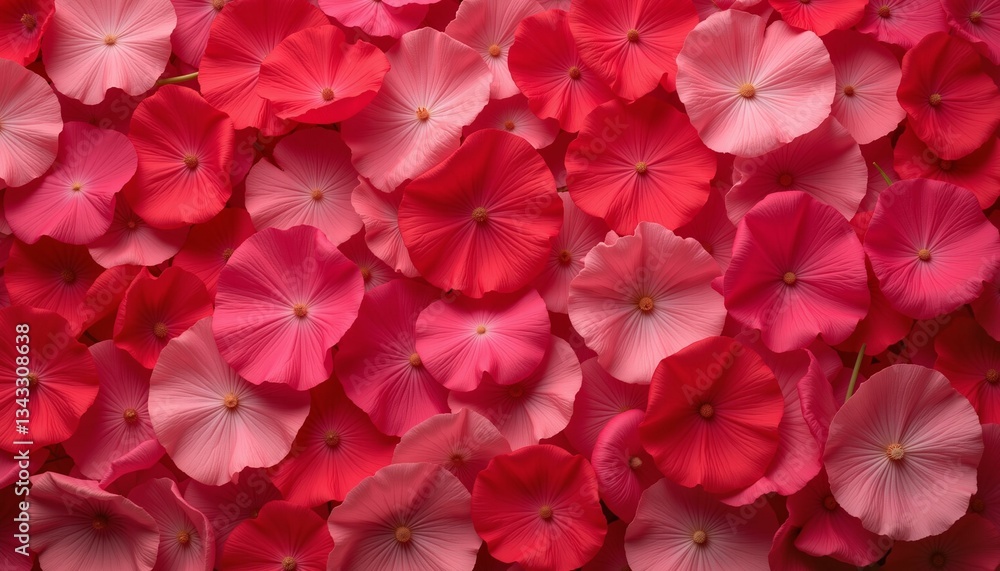 Fototapeta premium Vibrant close-up of colorful flower petals, beauty of nature