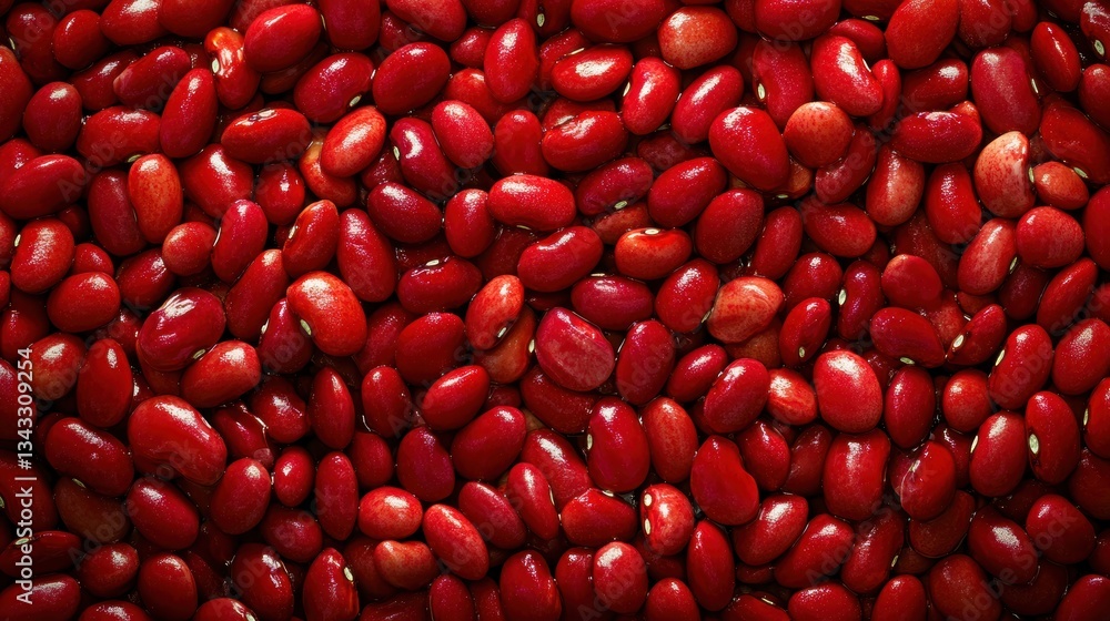 A vibrant tapestry of red chili beans, their plump forms glistening under the warm glow of the kitchen light, a testament to the culinary art of Mexican cuisine. A vibrant tapestry of red chili beans, their plump forms glistening under the warm glow of the kitchen light, a testament to the culinary art of Mexican cuisine.