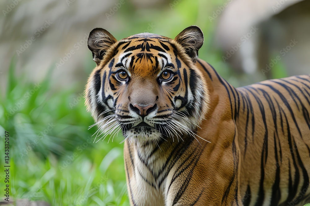 Obraz premium tiger in the zoo