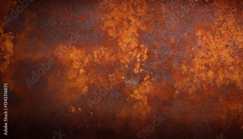 grunge rusty orange brown metal corten steel stone background texture banner panorama