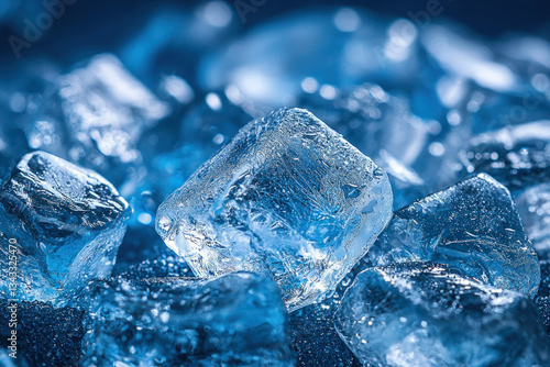 A cool and refreshing blue ...