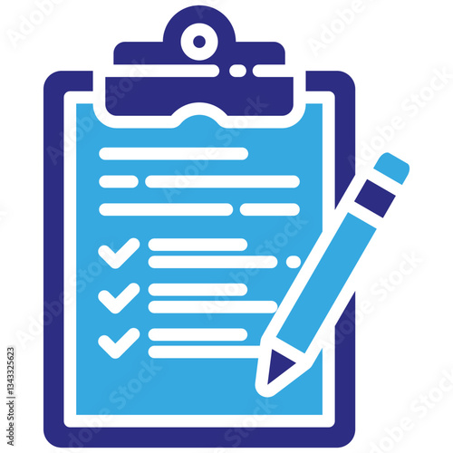 Contact form icon in Glyph Dual Color Style. Simple Vector Design. Simple Vector Glyph Icon