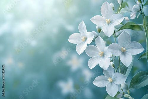 A gentle soft blue backgrou...