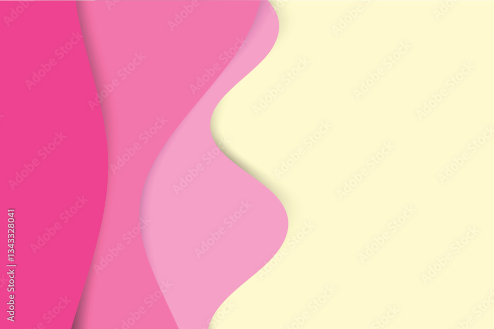 Layered, Abstract Background in Pink and Cream Layered, Abstract Background in Pink and Cream