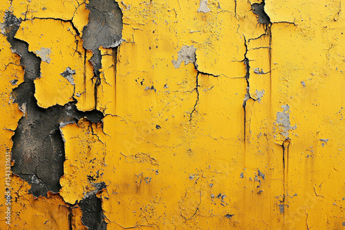 A striking yellow grunge ba...