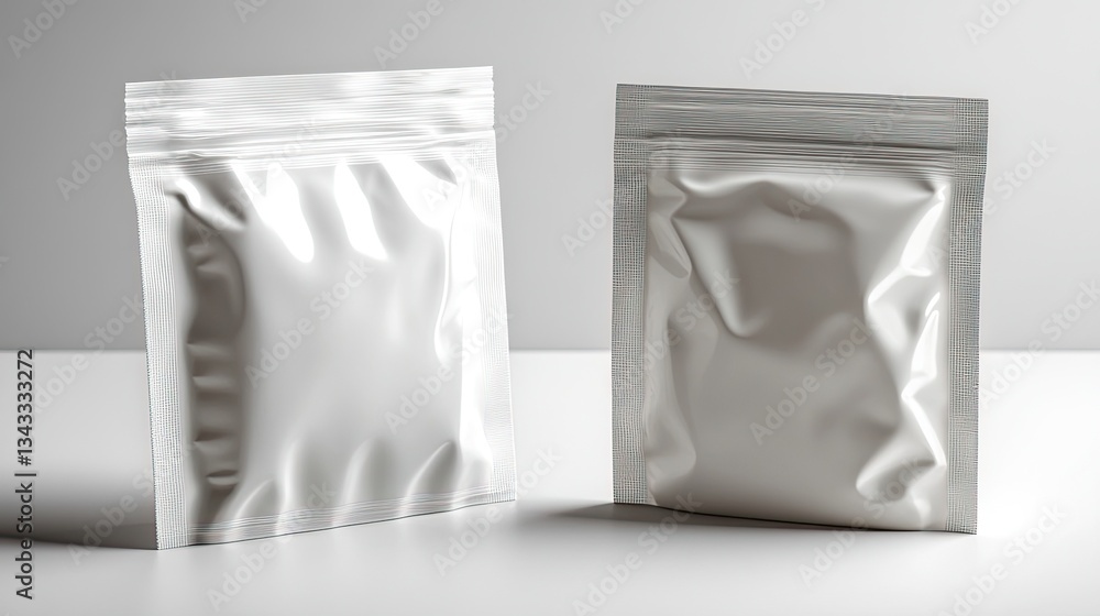 Cut-out white doypack Cut-out white doypack