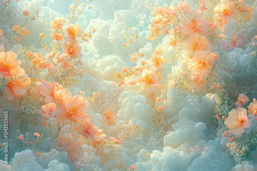 A whimsical dream backgroun...