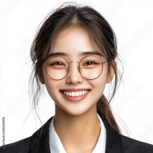 asian businesswoman isolated