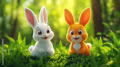 Bunnies And Chicks Preparin...