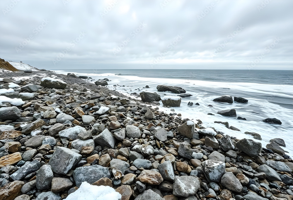 rocks on the beach rocks on the beach