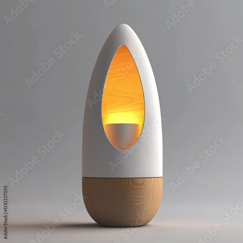 modern design lamp isolated