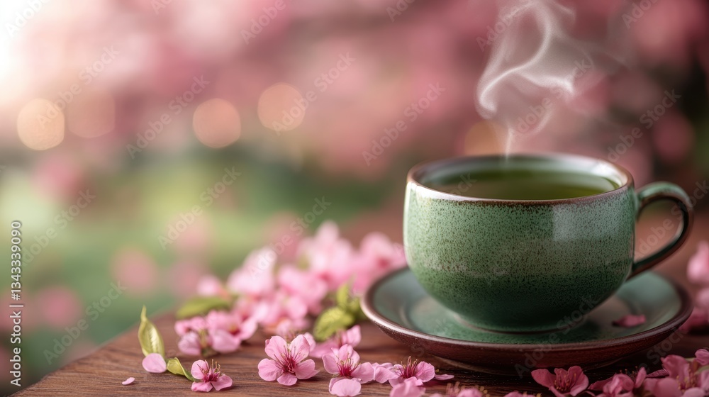 A steaming mug of green tea, its delicate aroma mingling with the sweet perfume of cherry blossoms, offered a moment of serenity and tranquility. A steaming mug of green tea, its delicate aroma mingling with the sweet perfume of cherry blossoms, offered a moment of serenity and tranquility.