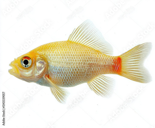 yellow fish isolated