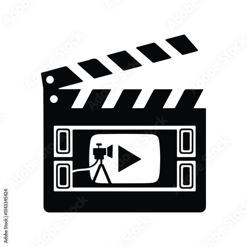 Set of video conference line icons. Meeting, online, live, call etc. Editable stroke 3d realistic vector icon illustrations. Cinema and movie icon set, lights arrow, popcorn and tickets, Video icon se