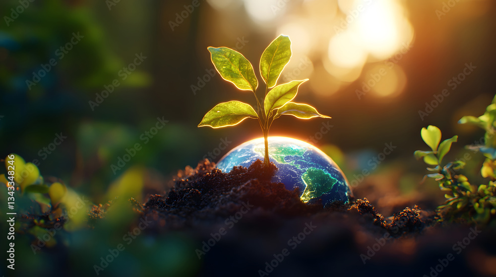 hand holding small tree for planting. concept green world earth day hand holding small tree for planting. concept green world earth day