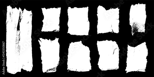 Unraveled textures of torn paper capturing the essence of creativity and raw material charm in a minimalist style