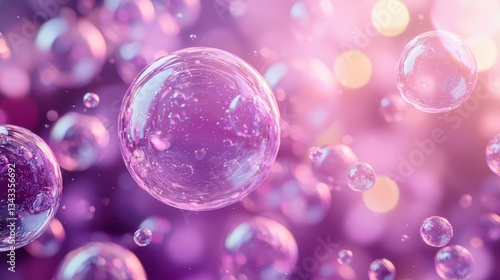 Wallpaper Mural clear purple bubble wallpaper background  Torontodigital.ca